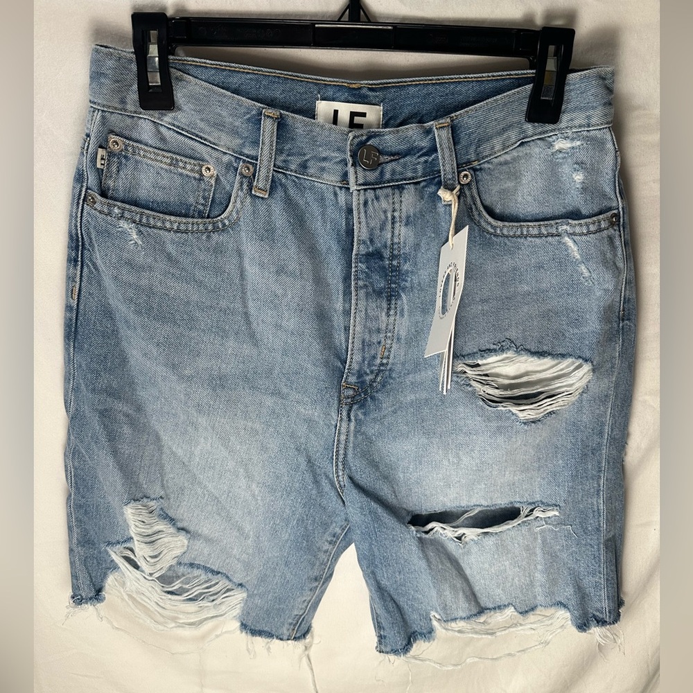 Lovers and Friends NWT $128 High Rise 90s Cutoff Devon shorts Size 28